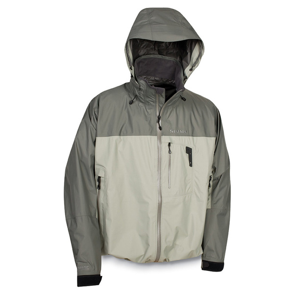Simms Gore-Tex Packlite Jacket - Smoke/Lt Green