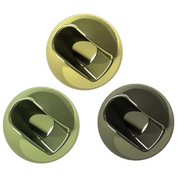 Tungstenpärlor FFGene Tungsten Anodized Slotted Beads