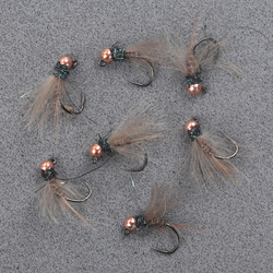 T.B. Pheasant Tail CDC Hackle Jig