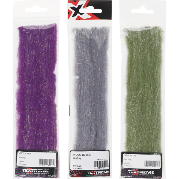 Kardat fiberband med ull Textreme Wool Blend