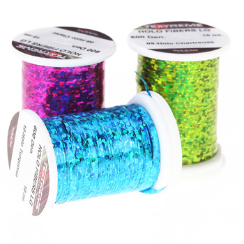 Textreme Holo Fibers LG (600 Den.) Flat Tinsel