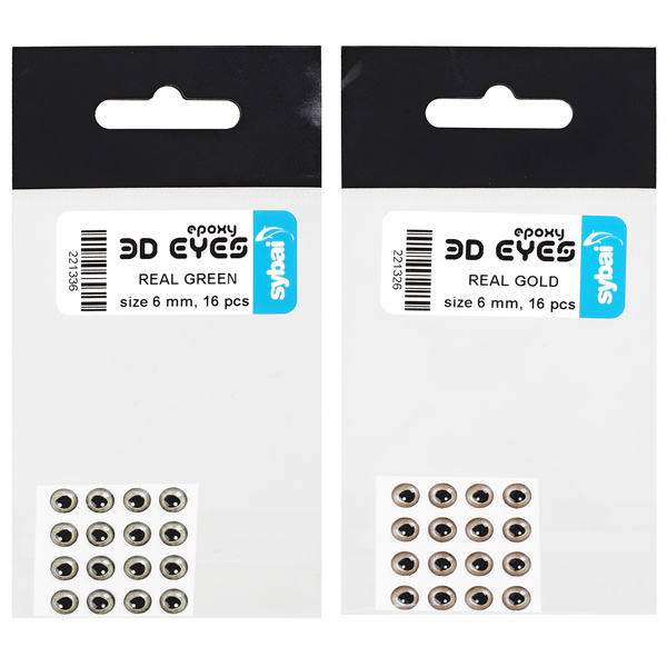 Bindögon Sybai 3D Epoxy Eyes Real