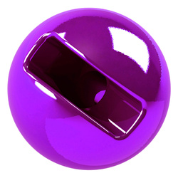 Tungstenpärlor FFGene Tungsten Anodized Slotted Beads (Small Hole)