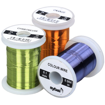 Färgad ribbingtråd Sybai Colour Wire 0.1 mm