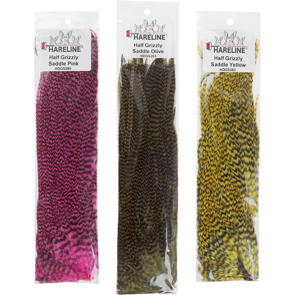 Hareline halvt sadelskinn, Grizzly