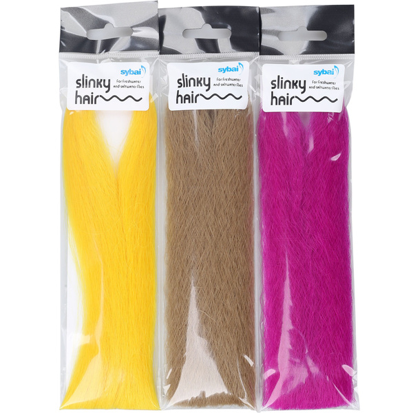 Syntetfibrer för flugbindning Sybai Slinky Hair