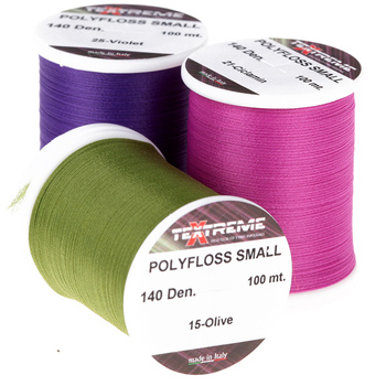 Slät floss för flugkroppar Textreme Polyfloss Small 140 den