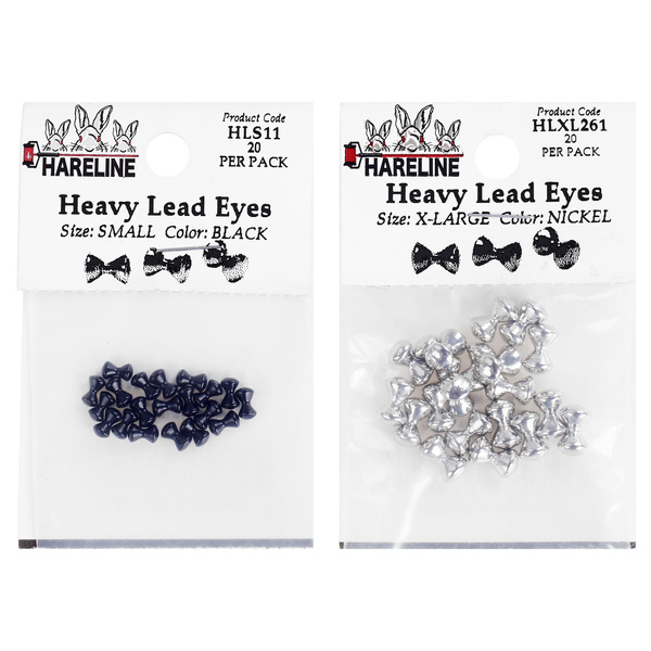 Bindögon Hareline Heavy Lead Eyes Large