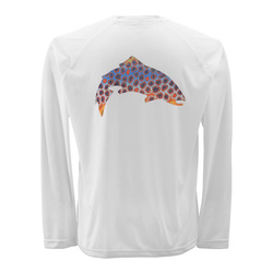 Simms Deyoung LS Solarflex Brown Trout