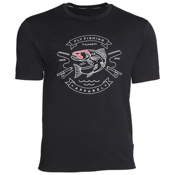 Taimen Ider T-shirt i merinoull – Black