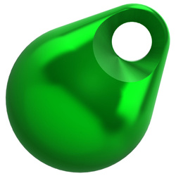FFGene Tungsten Beads Jig Off Metallic