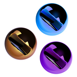 Tungstenpärlor FFGene Tungsten Slotted Bright Beads