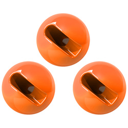 Tungstenpärlor FFGene Tungsten Slotted Beads (10) - Fl. Orange