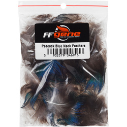 FFGene halsfjädrar från påfågel – Blue