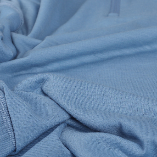 Taimen Tumnin långärmad T-shirt i merinoull – Ocean Blue