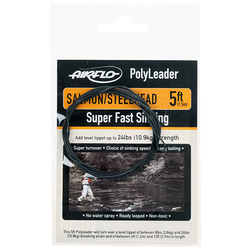 Konisk tafs Airflo Polyleaders Salmon / Steelhead 5.0 ft.