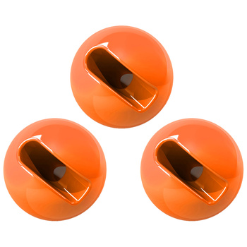 Tungstenpärlor FFGene Tungsten Slotted Beads (10) - Fl. Orange