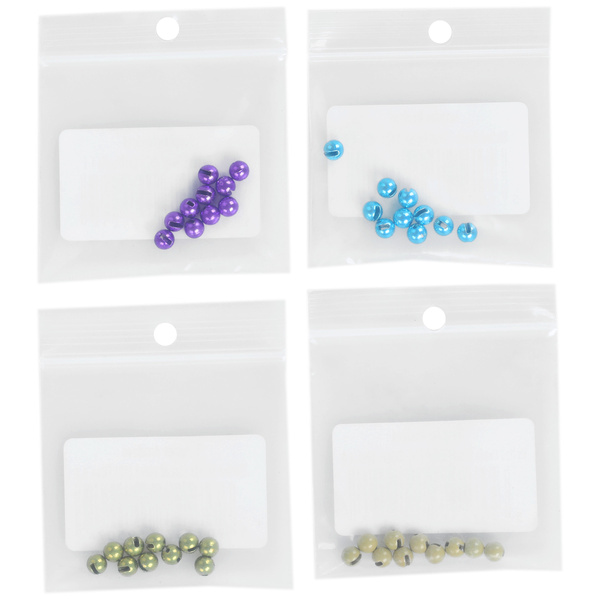 FFGene Tungsten Anodized Slotted Beads (Small Hole)