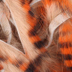 Hareline Tigerrandiga zonkerremsor av kaninpäls