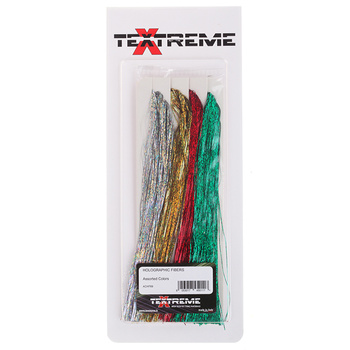 Syntetfibrer för flugbindning Textreme Holographic Fibers Assorted Colors