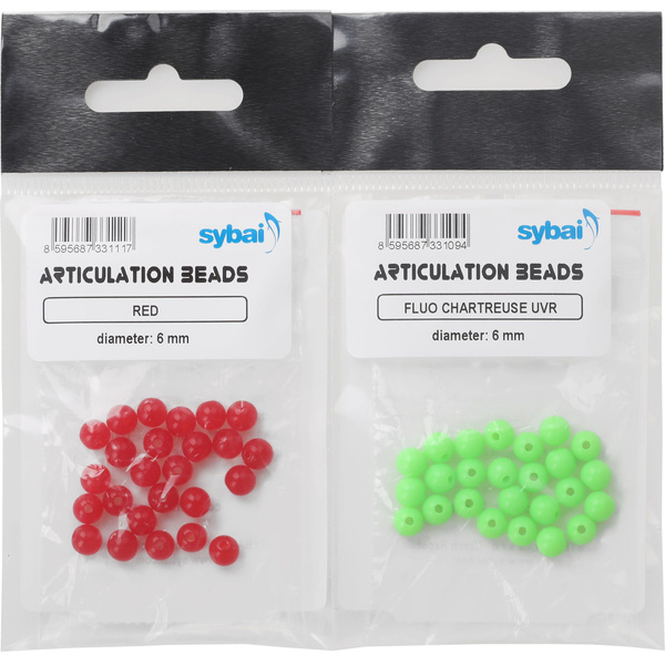 Sybai artikulationspärlor – 6mm