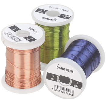 Färgad ribbingtråd Sybai Colour Wire 0.2 mm
