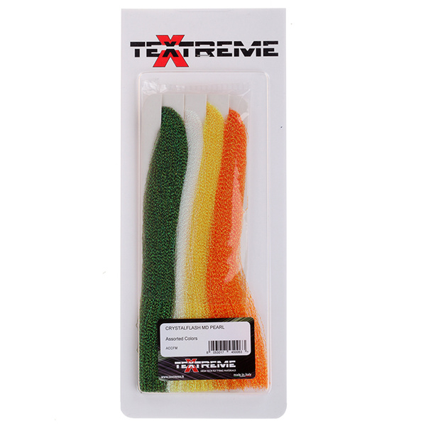 Syntetfibrer för flugbindning Textreme Crystalflash Assorted Colors