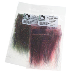 Syntetfiberfrans Hareline Ice Dub Minnow Back Shimmer Fringe