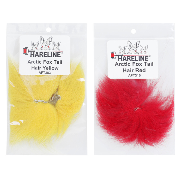 Hareline svanshår från fjällräv