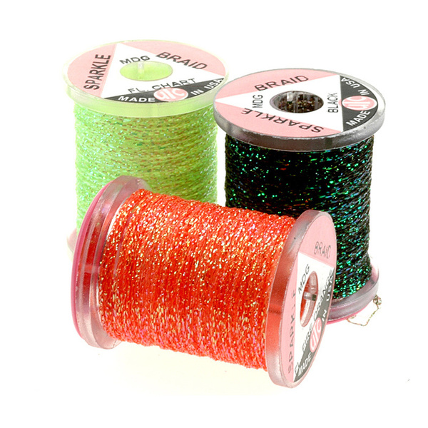 Flätat tinsel – UTC Midge Sparkle Braid