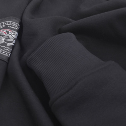 Huvtröja Taimen Menza Embroidery Zippered - Black