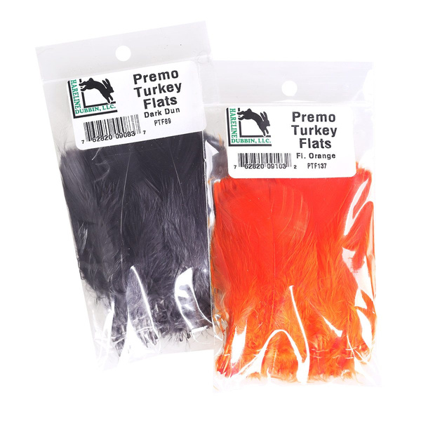 Hareline Premo platta kalkonfjädrar