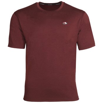Taimen Ider T-shirt i merinoull – Wine