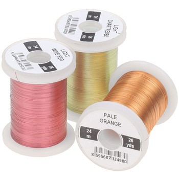 Platt, färgad ribbingtråd Sybai Flat Colour Wire Ultrafine