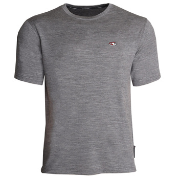 Taimen Ider T-shirt i merinoull – Grey